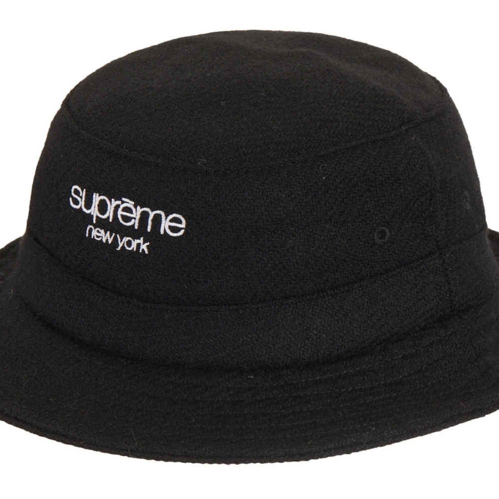 Supreme FW21/Harris Tweed Classic Logo Crusher/Black/Crusher Size M/L